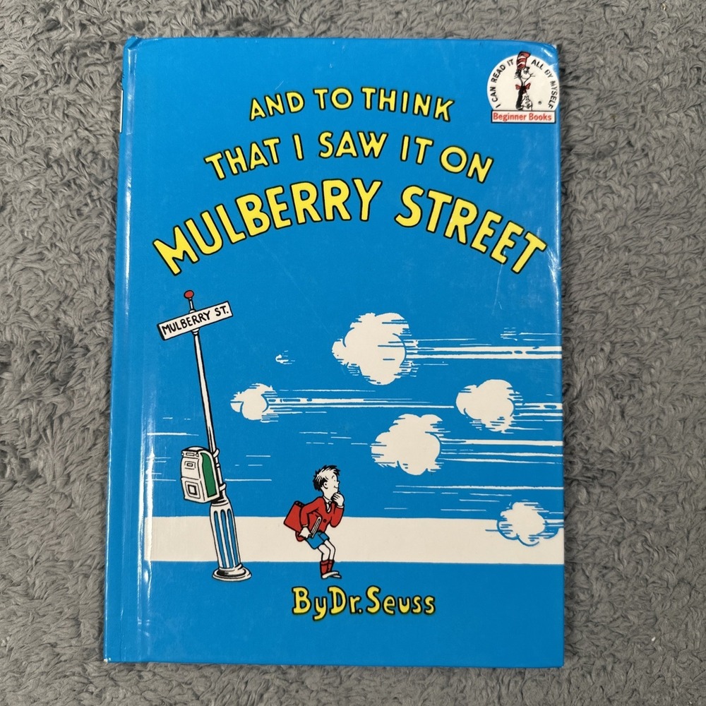 BANNED And to Think That I Saw It on Mulberry Street Dr Seuss Glossy 1964